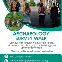 Archaeology Walk at River Park with Madison Reavis!