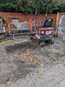 Mackenzie Construction digger at MCCI